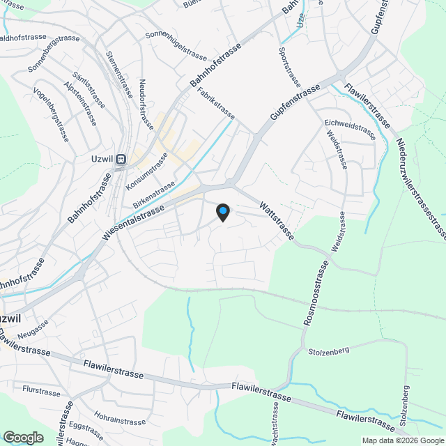 BuechenDuo Uzwil - Zwei exklusive Einfamilienhäuser mit hoher Wohnqualität - Karte