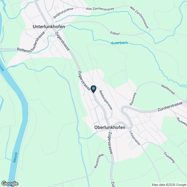 20 Eigentumswohnungen und 1 EFH in Oberlunkhofen - Karte