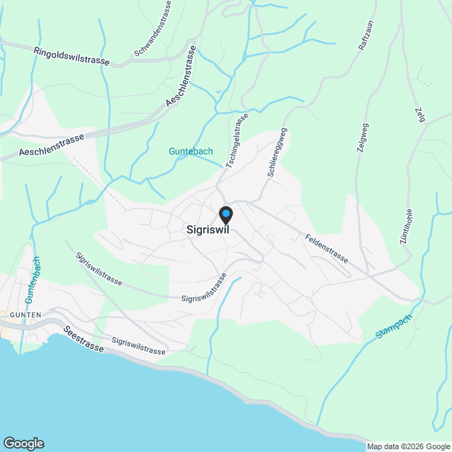 Moderne Neubauwohnungen mit Panoramablick in Sigriswil - Karte