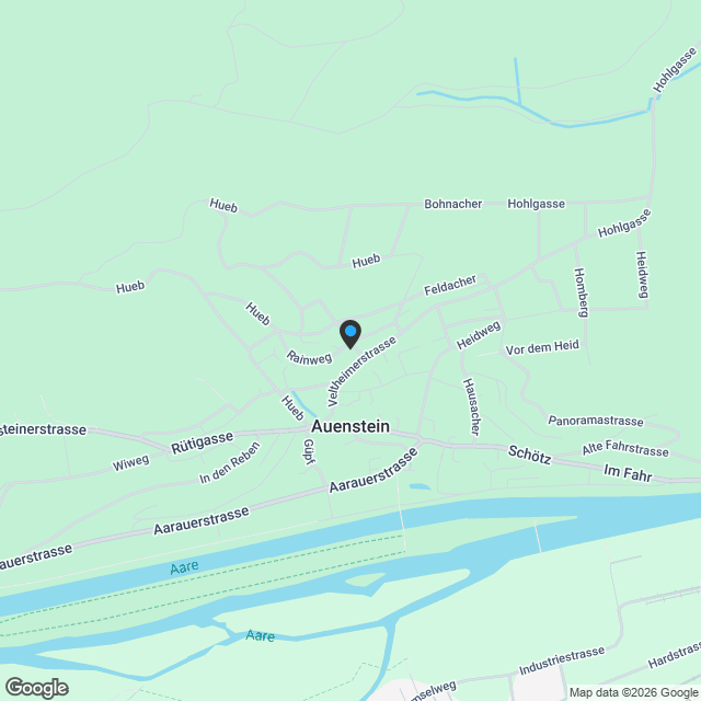 Grosszügige  Einfamilienhäuser mit Liftanlage am Südhang im steuergünstigen Auenstein - Karte