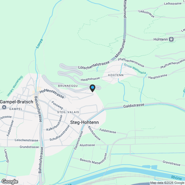 Einzigartiges Einfamilienhaus in Steg - Karte