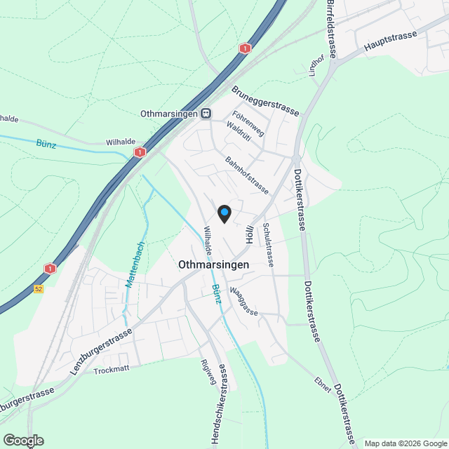 Baustart ist erfolgt! - «Hübel» Othmarsingen - Karte