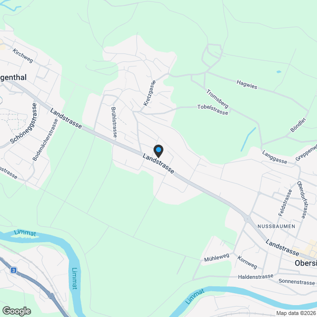 Neubauprojekt Kirchdorf AG - modernes Wohnen im Grünen in Kirchdorf AG - Karte