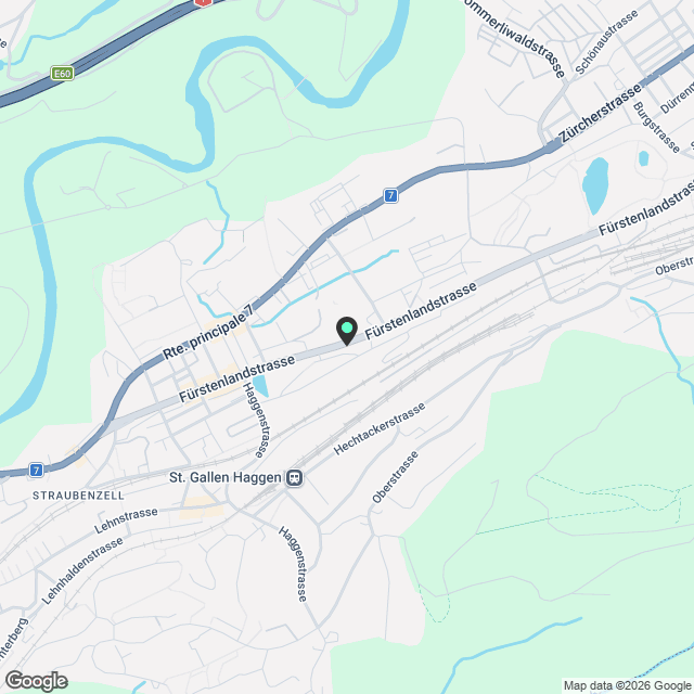 Modernes Wohnen in St. Gallen ? Exklusive 1- bis 2.5-Zimmerwohnungen - Karte