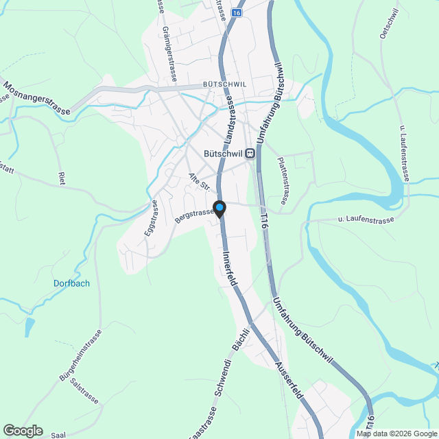 Modernes Wohnglück mit Charme - Ihr neues Zuhause im Grünen  von Bütschwil - Karte