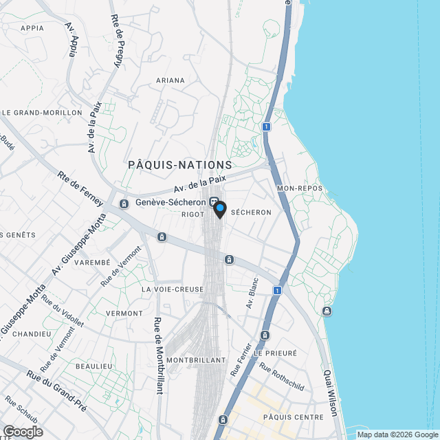 Appartement contemporain avec rooftop et jardin privé. - Karte