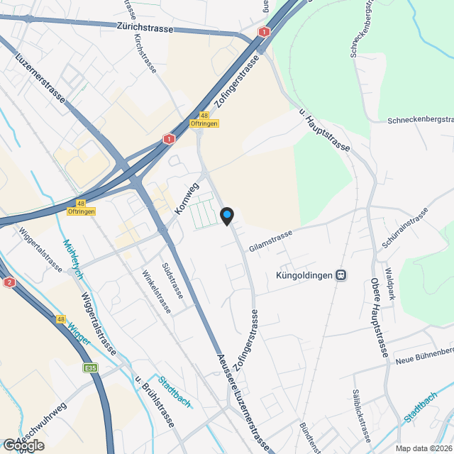 Gartenparadies - 4.5-Zimmer Wohnung mit 88m2 Garten, 34m2 Terrasse und 16m2 Wingergarten - Karte