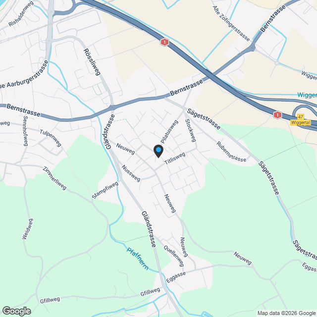 Letzte Chance: 6.5-Zimmer-Neubau-EFH mit Attika an Toplage in Rothrist - Karte