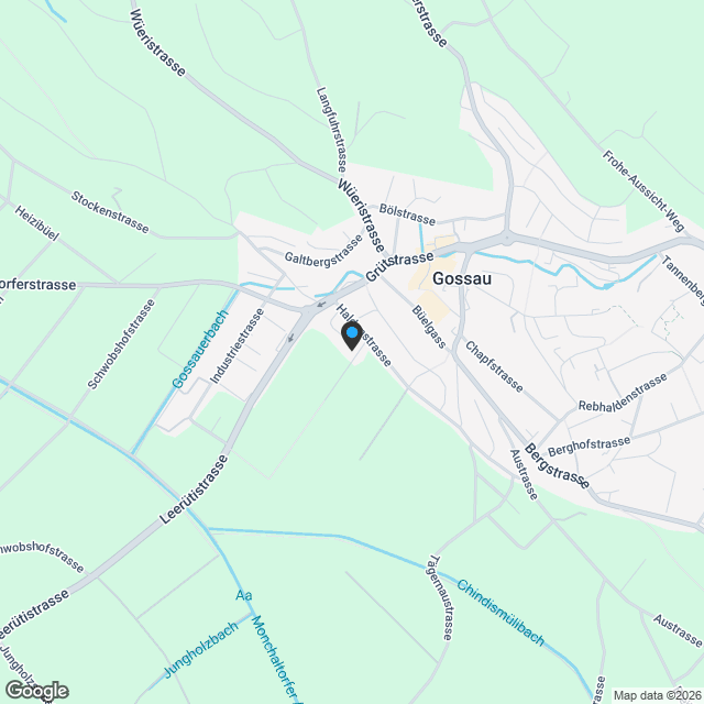 4.5-Zimmer-Attika mit unverbaubarer Fernsicht im Neubauprojekt "Unterhofen" - Karte