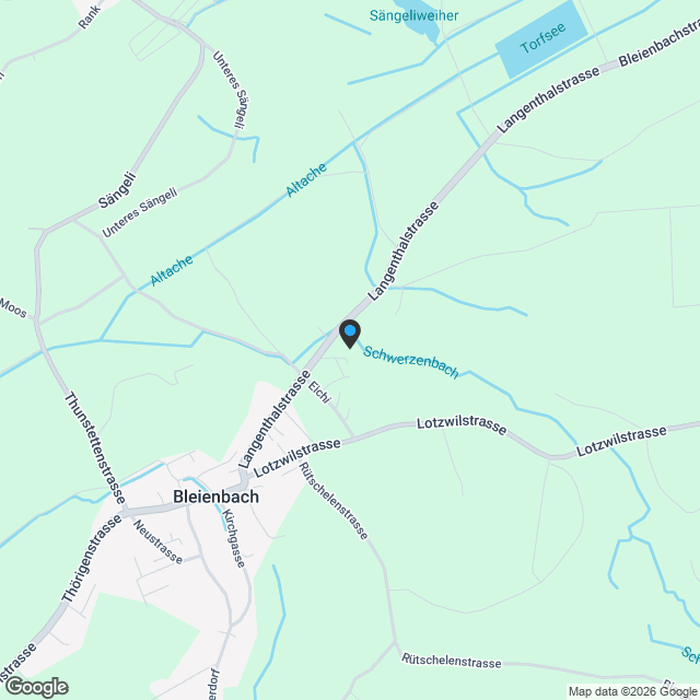 Moderne 4.5-Zimmer-Wohnung mit Balkon  in Bleienbach - Karte