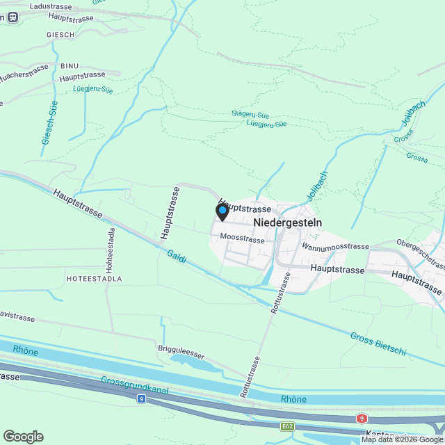 5.5-Zi-WHG - W4 im 1. OG der Überbauung «Däheimu» in Niedergesteln - Karte
