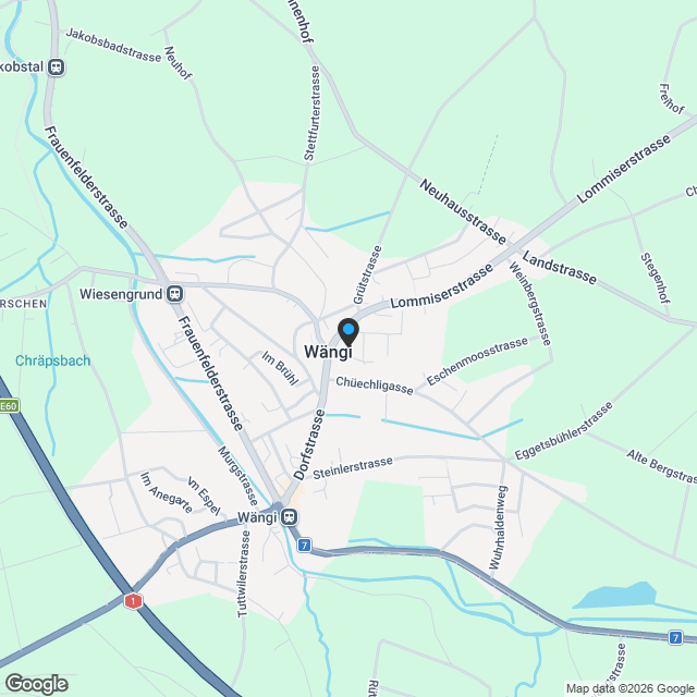 Grosszügige 4.5-Zimmer-Erdgeschosswohnung mit Sitzplatz und Garten - Karte