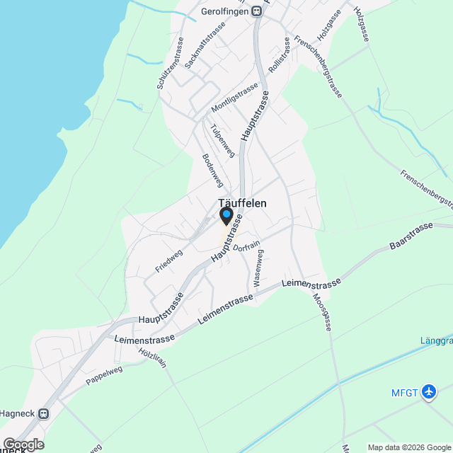 Neubauwohnung in Täuffelen - Karte