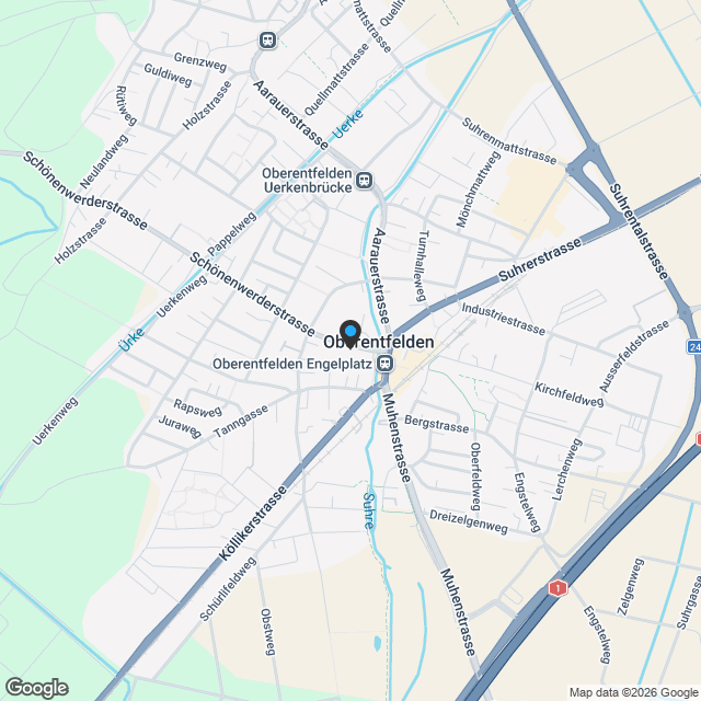 «Beeme» Oberentfelden - Attraktives Wohnen im Suhrental - Karte