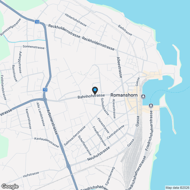 Komplettsanierte 4.5-Zi. Parterrewohnung inmitten von Romanshorn - Karte