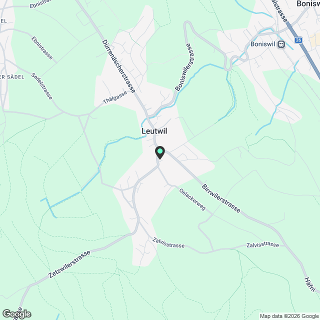 LEUTWIL - ZENTRALES WOHNEN MITTEN IM DORF - Karte