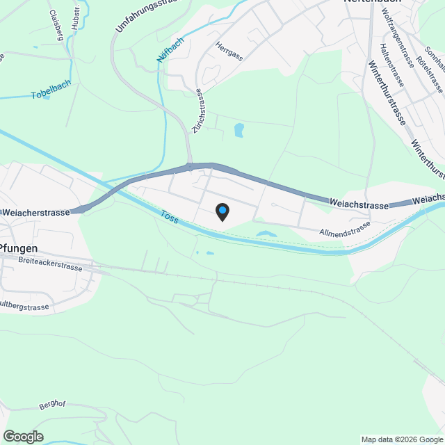 4 ½-Zimmer Gartenwohnung im Tössidyll - Karte