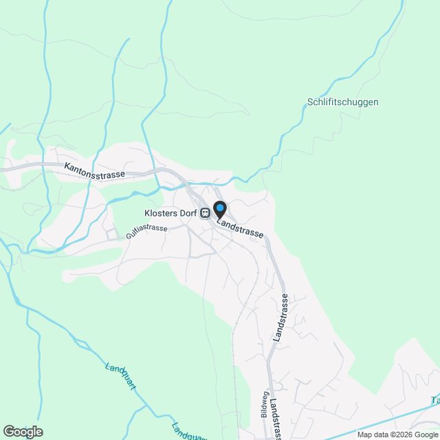 3.5 Zimmer-Zweitwohnung Maisonette im Dachgeschoss im Haus Madrisa Stern - Karte