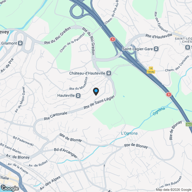 Dernier rez-de-jardin | Centre Saint-Légier - Karte