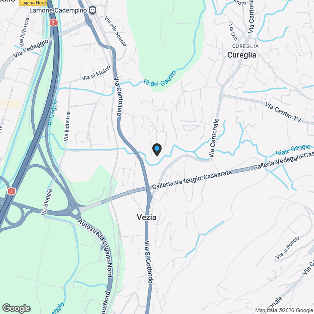 Cadempino: nuovo 4,5 locali con giardino privato. - Karte