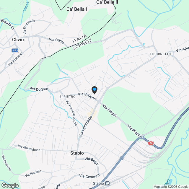 San Pietro di Stabio: bifamiliare nuova con giardino privato. - Karte