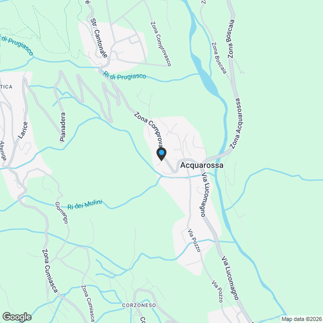 Casa unifamiliare di 7 locali con vista panoramica ad Acquarossa - Karte