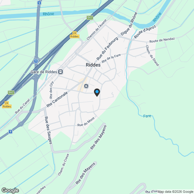 Villa individuelle 5.5 pièces à Riddes - Karte