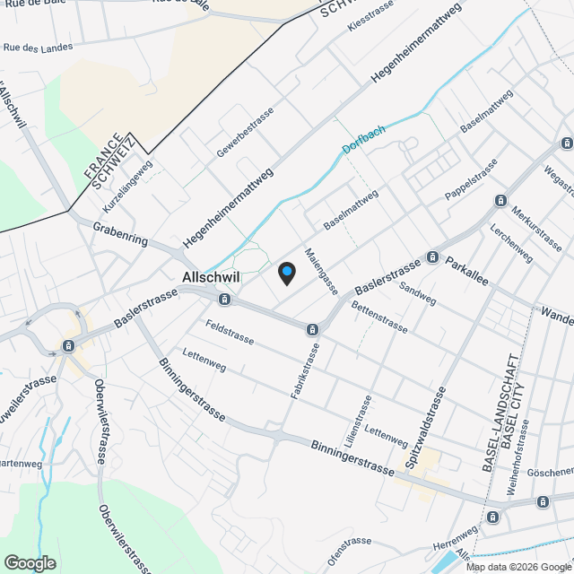 Grösszügige Attikawohnug über zwei Etagen mit Wohnungslift - Karte