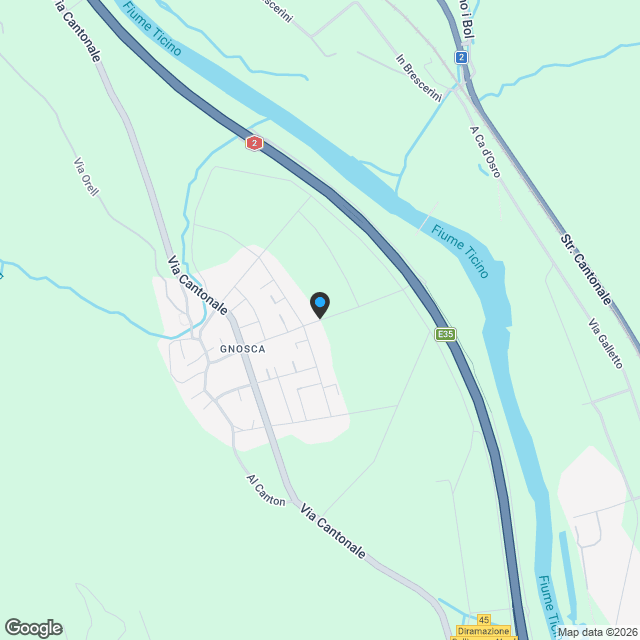 2 CASE MONOFAMILIARI - GNOSCA / prossima edificazione - Karte