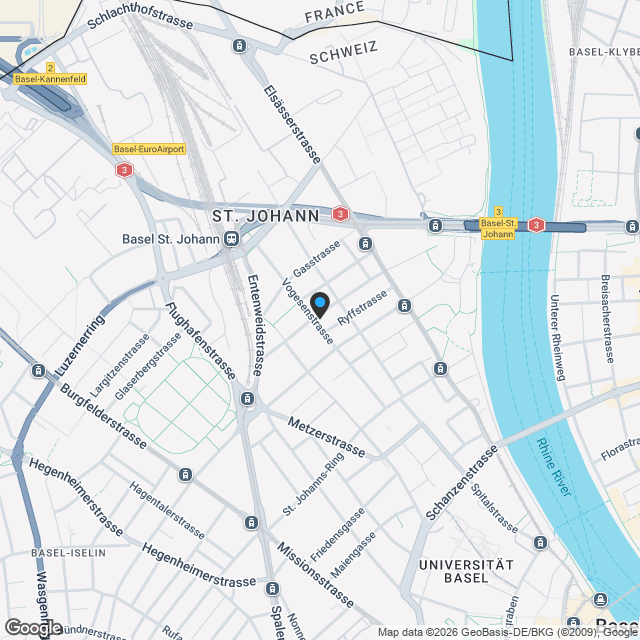 Neubauprojekt: Hochwertiges 2.5 Z' Gartenapartment an zentraler Lage - Karte