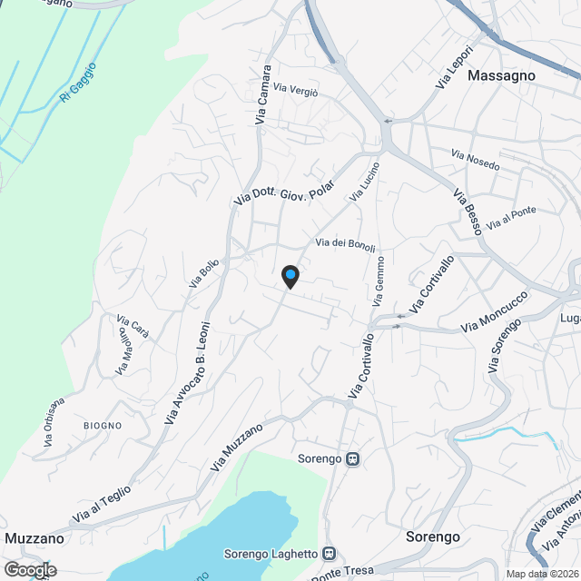 Moderno monolocale a Breganzona - Karte