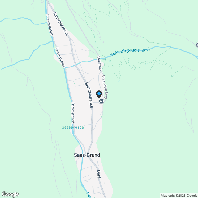 Primavera Saas-Grund. Reserviert. - Karte