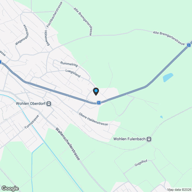 Einmalige Chance: Letztes EFH in Wohlen mit Attika und Weitsicht - Karte