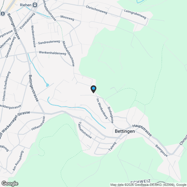 Zwei moderne Hauseinheiten an bester Lage Nähe Wenkenpark (Neubauprojekt) - Karte