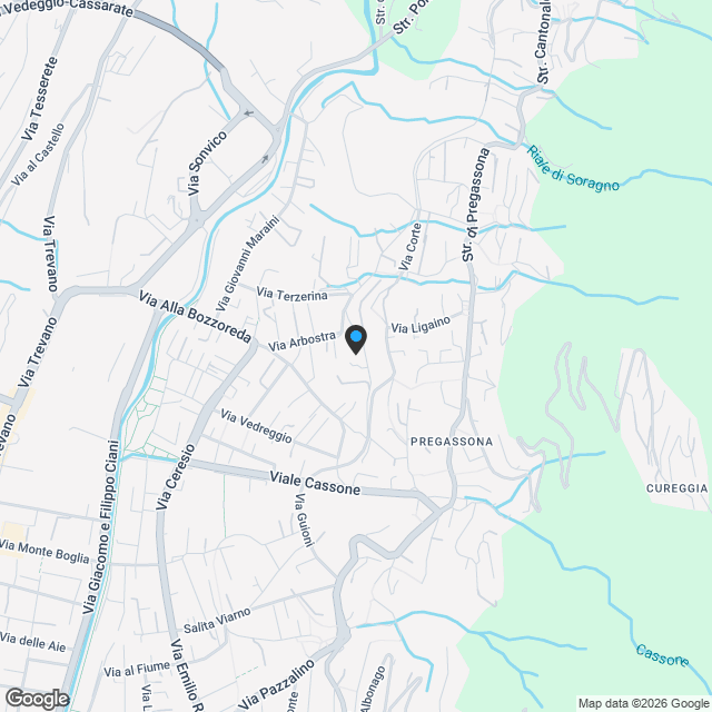 PREGASSONA -  Residenza Parco Ceresio - nuovi 2.5 locali - Karte