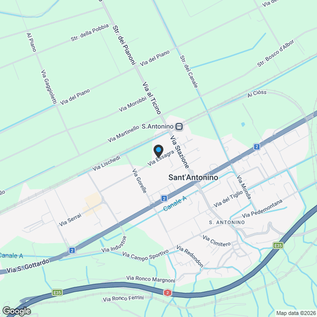 VILLA MINERGIE 4.5 LOCALI A SANTANTONINO - Karte