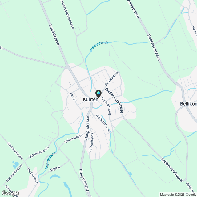 Wohnen mit Weitblick - Künten - Karte