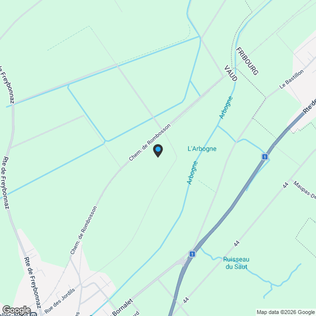 CORCELLES-PRES PAYERNE - MAISON AVEC RENDEMENT ET POTENTIEL CONSTRUCTIBLE - Karte