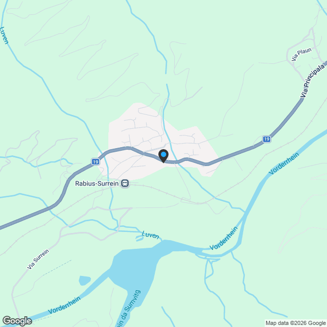 Grosszügige 5½-Zimmerwohnung als Erstwohnung in Rabius - Karte