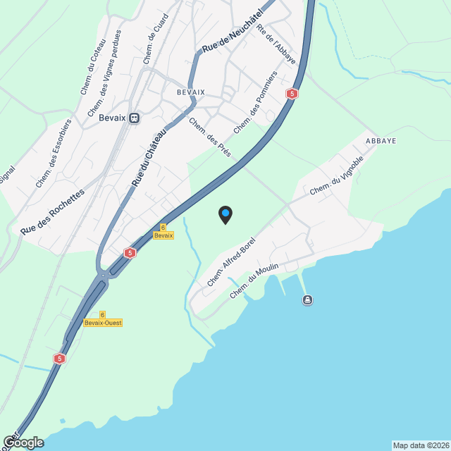 Closelia, votre futur chez vous à Bevaix - Karte