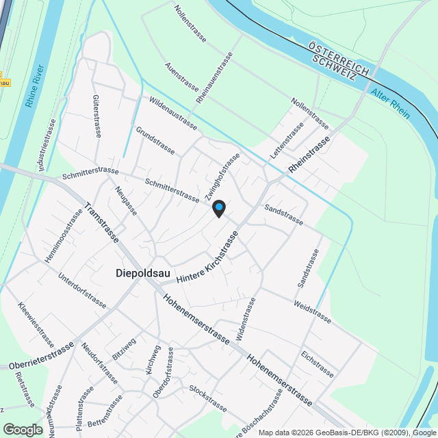 Modern wohnen in Diepoldsau - entdecken Sie schmitterpark.ch - Karte