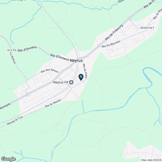 Magnifique appartement neuf de 3,5 pièces à Neyruz FR - Karte