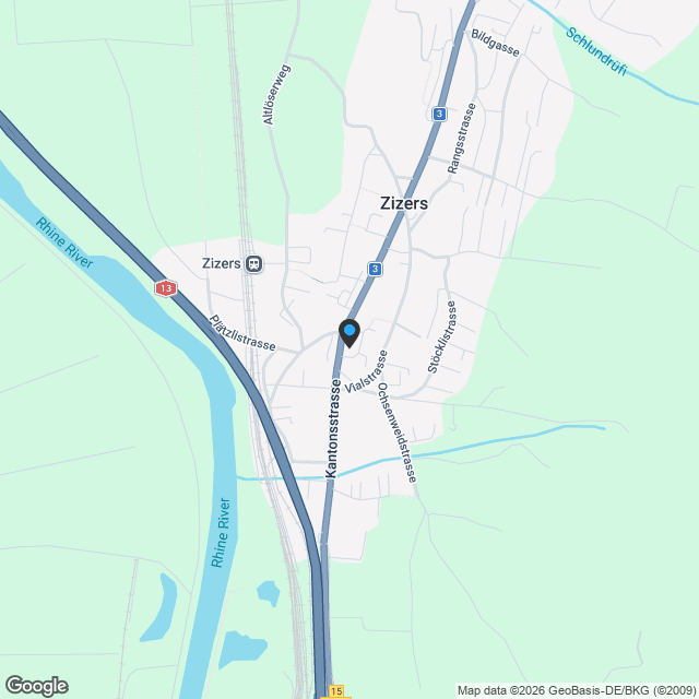 4.5 - Zimmer Wohnung in Zizers - Rückzugsort zum Ankommen und Wohlfühlen - Karte