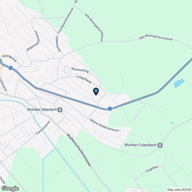 Moderne 4.5-Zimmer-Neubau-Wohnung mit Minergie-Standard in Wohlen AG - Karte