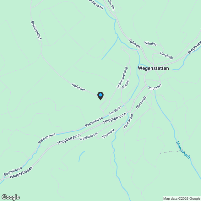 WOHNEN MIT WEITBLICK: Neubau 4.5-Zimmer-Wohnung in Wegenstetten - Karte