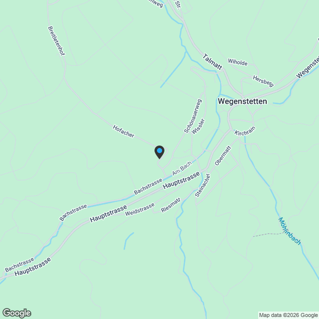 WOHNEN MIT WEITBLICK: Neubau 3.5-Zimmer-Wohnung in Wegenstetten - Karte