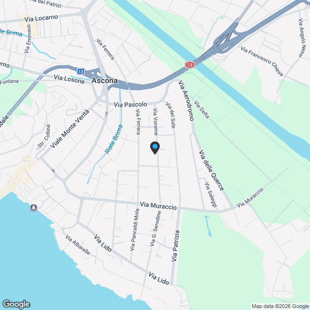 Nuova residenza Ammos ad Ascona - Primo piano con terrazza - Karte