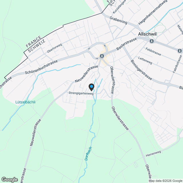 Neubau 5 1/2 Zimmer Doppel-EFH - Karte