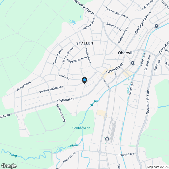 Exklusives Wohnerlebnis in Oberwil BL, kernsanierte 3.5 Zimmer Attika-Perle mit höchstem Komfort - Karte