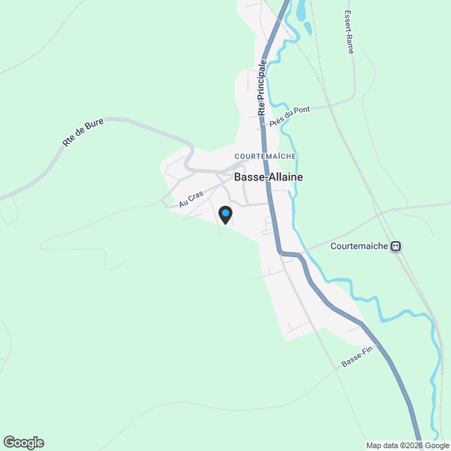 Maison mitoyenne exclusive dans la pittoresque région de Basse-Allaine, canton du JU - Karte